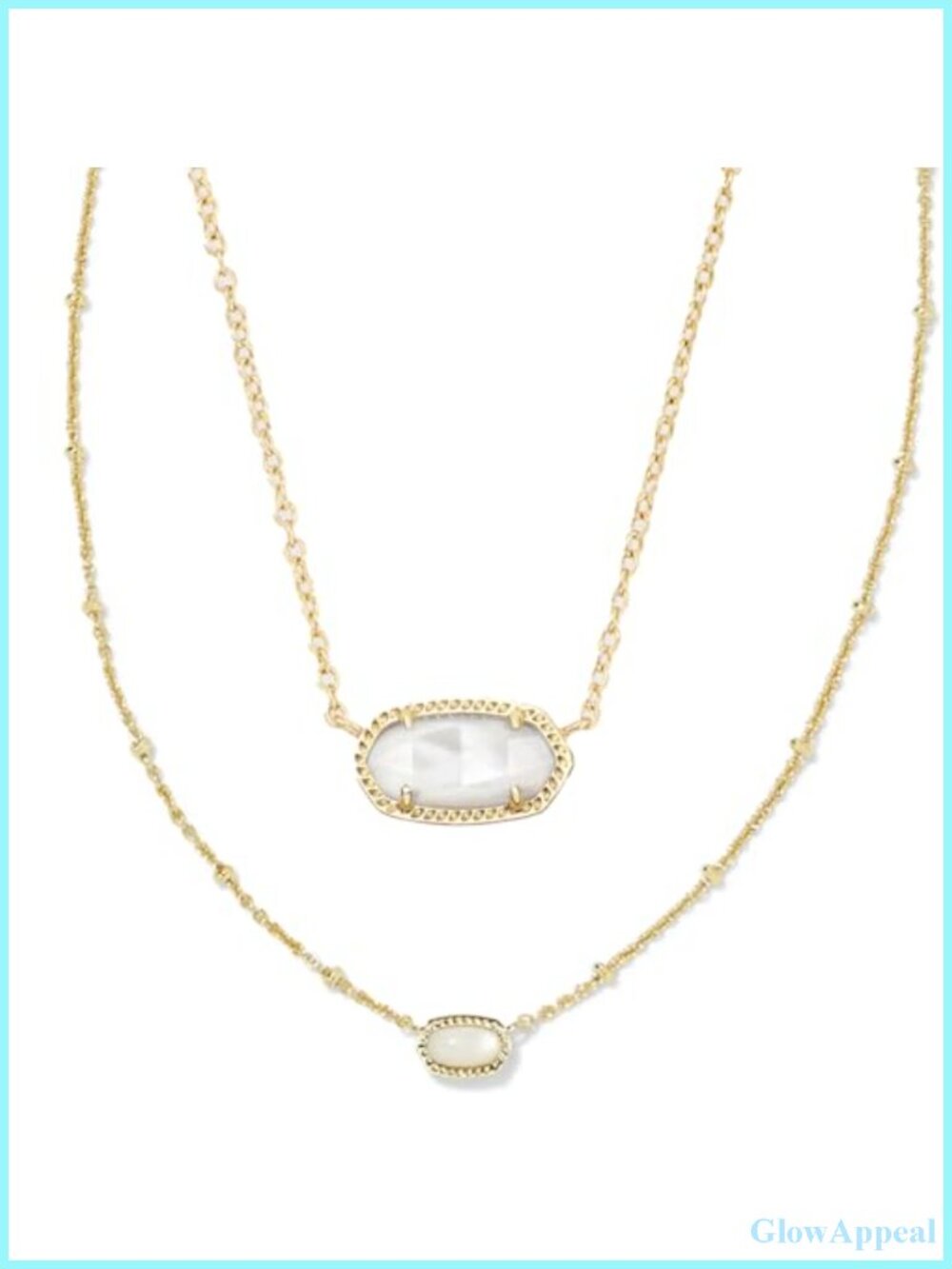 Kendra Scott Elisa Gift Set of 2 Gold Plated Brass Pendant Necklace Set